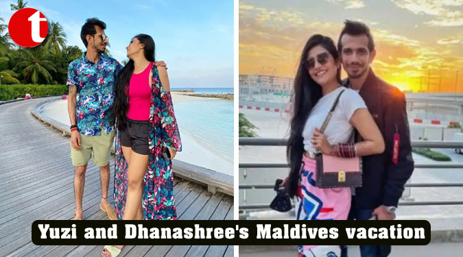 Yuzi and Dhanashree's Maldives vacation