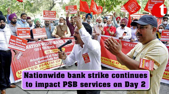 Nationwide bank strike continues to impact PSB services on Day 2