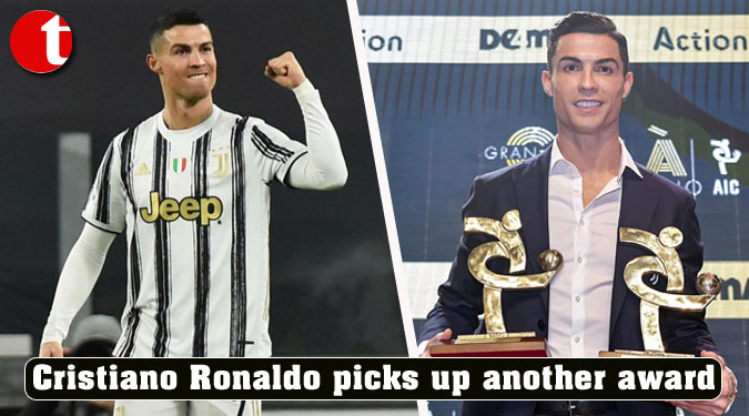 Cristiano Ronaldo picks up another award