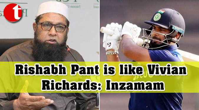 Rishabh Pant is like Vivian Richards: Inzamam