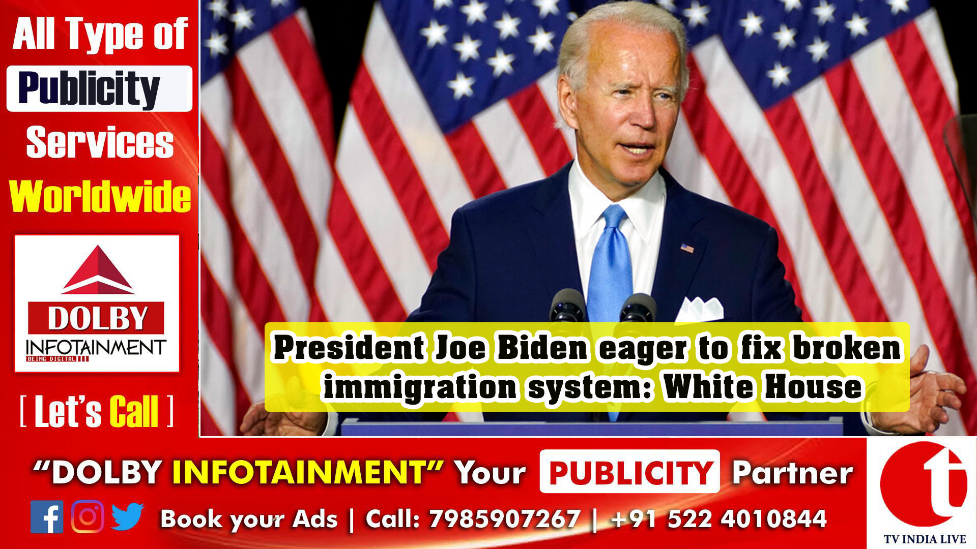 President Joe Biden eager to fix broken immigration system: White House