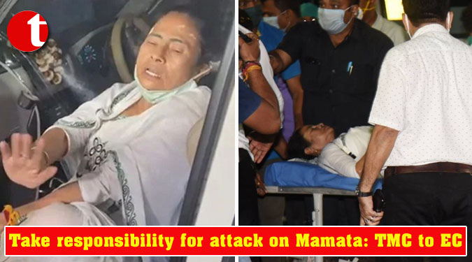 Take responsibility for attack on Mamata: TMC to EC