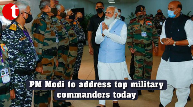 PM Modi to address top military commanders today
