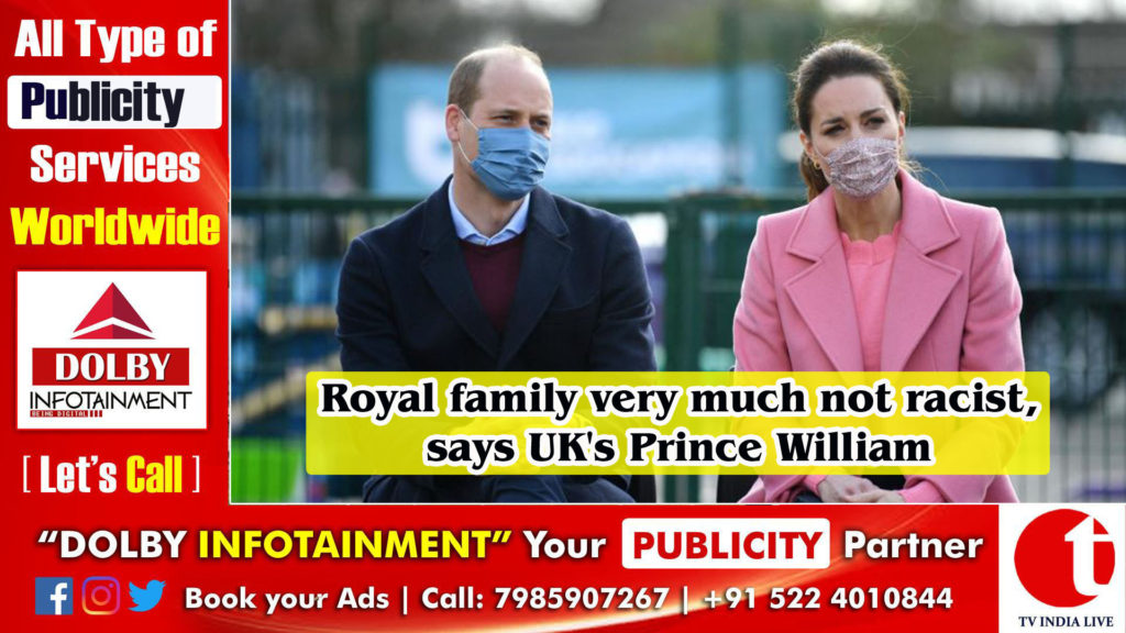 Royal family very much not racist, says UK’s Prince William