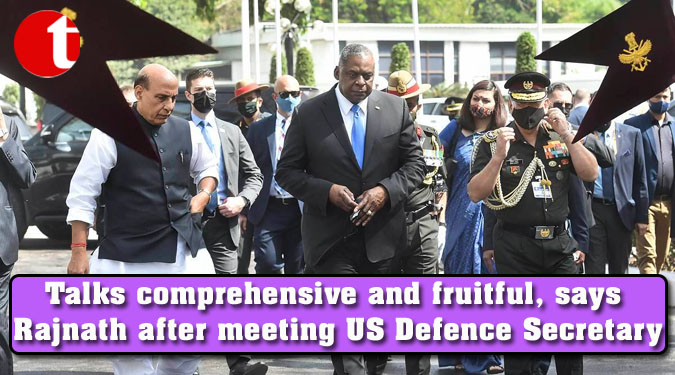 Talks comprehensive and fruitful, says Rajnath after meeting US Defence Secretary