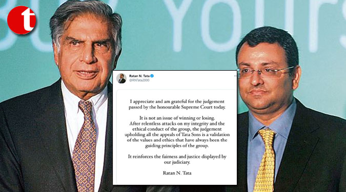 It is not an issue of winning or losing: Ratan Tata on SC verdict