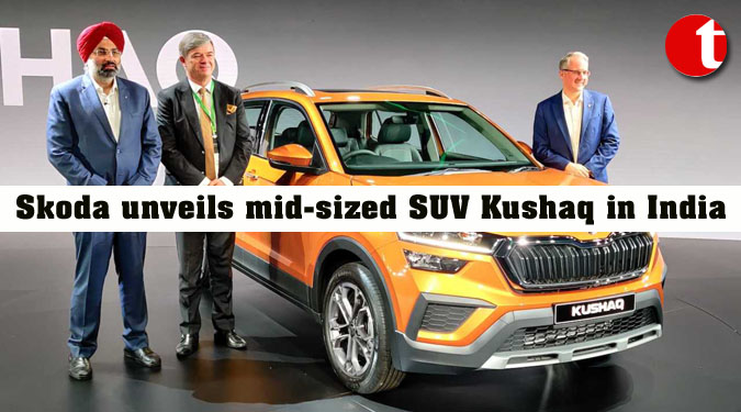 Skoda unveils mid-sized SUV Kushaq in India