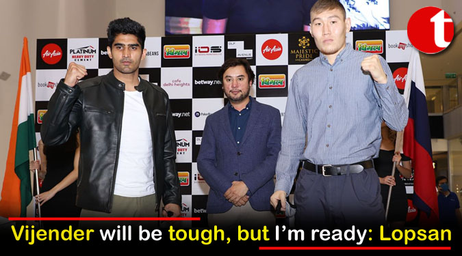 Vijender will be tough, but I’m ready: Lopsan