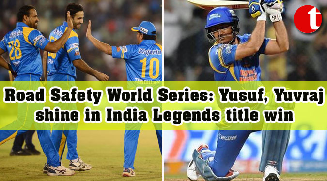 Road Safety World Series: Yusuf, Yuvraj shine in India Legends title win