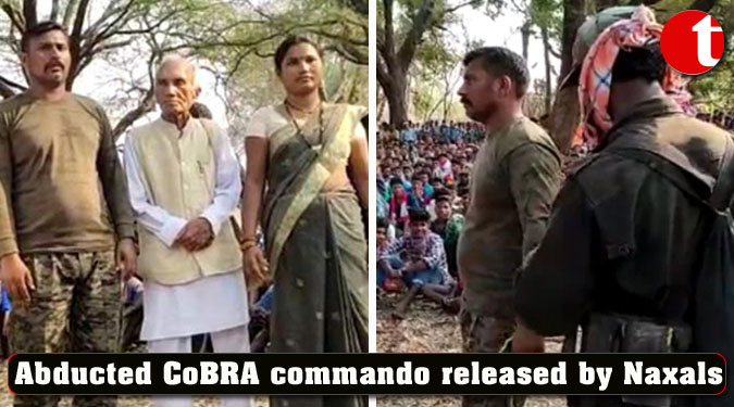 Abducted CoBRA commando released by Naxals