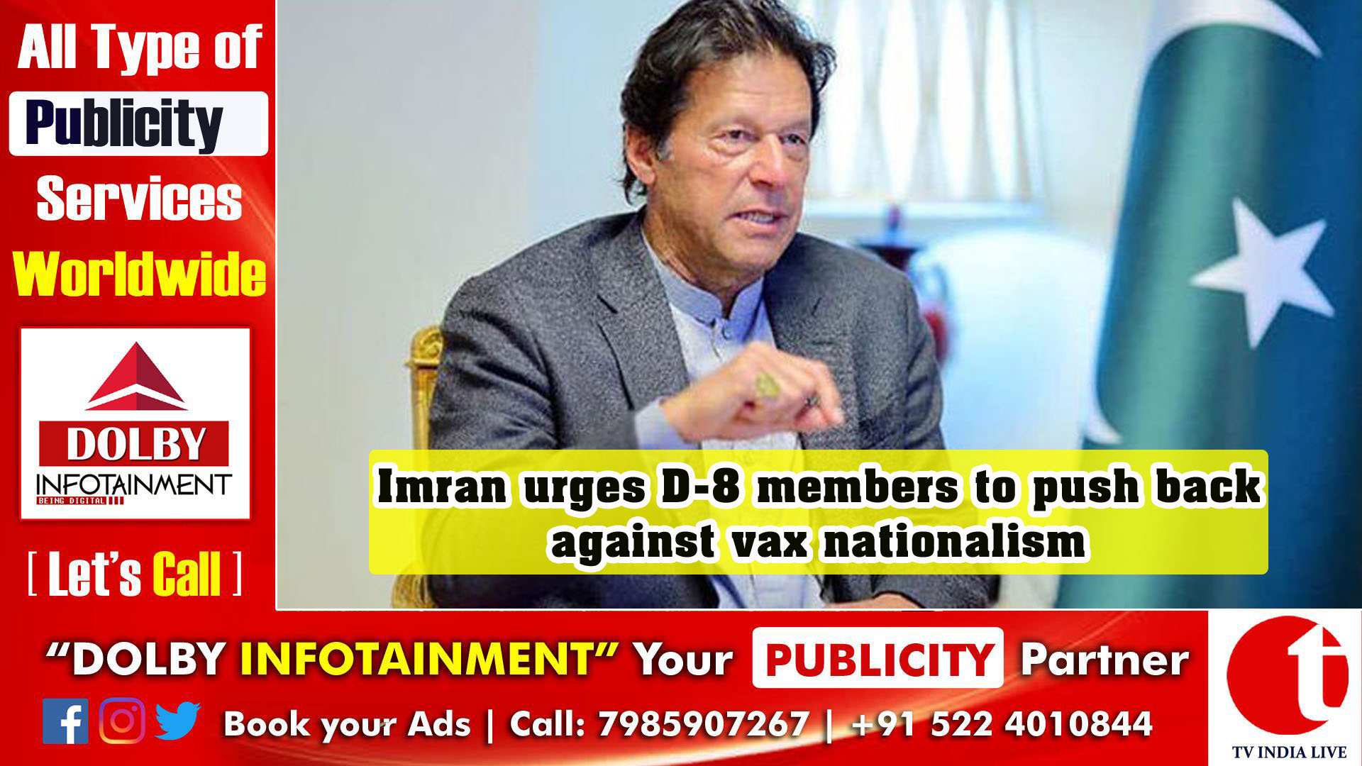 Imran urges D-8 members to push back against vax nationalism