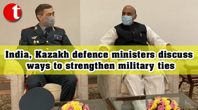 India, Kazakh defence ministers discuss ways to strengthen military ties