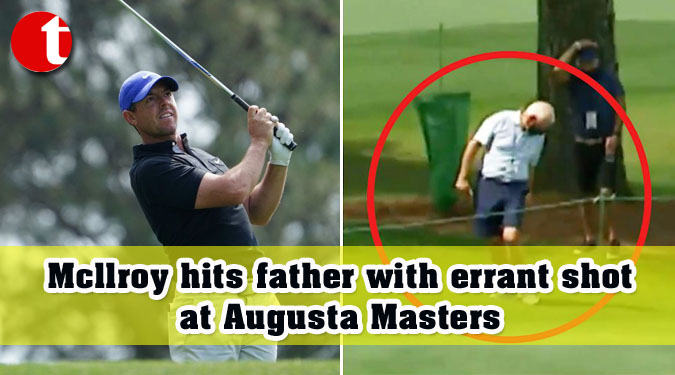 Mcllroy hits father with errant shot at Augusta Masters