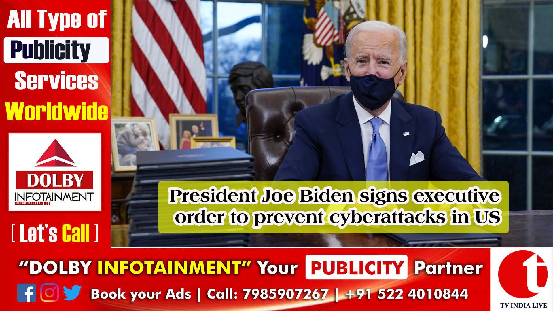 President Joe Biden signs executive order to prevent cyberattacks in US