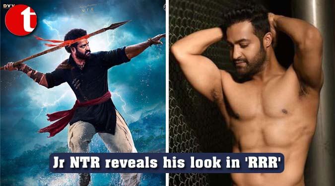 Jr NTR reveals his look in 'RRR'