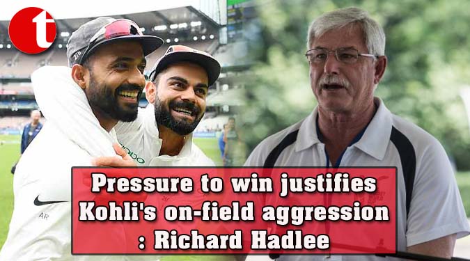 Pressure to win justifies Kohli's on-field aggression: Hadlee