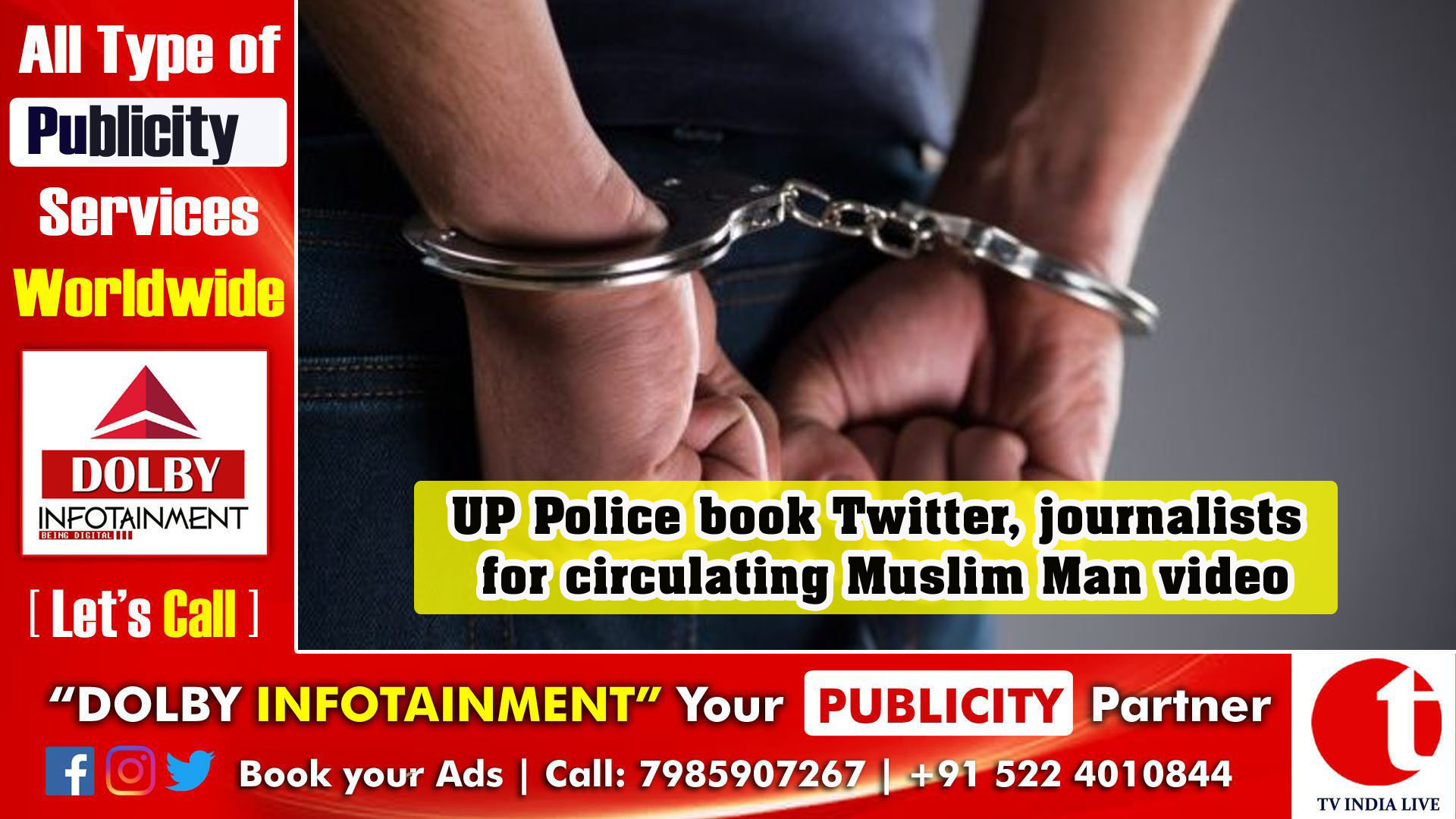 UP Police book Twitter, journalists for circulating Muslim man video