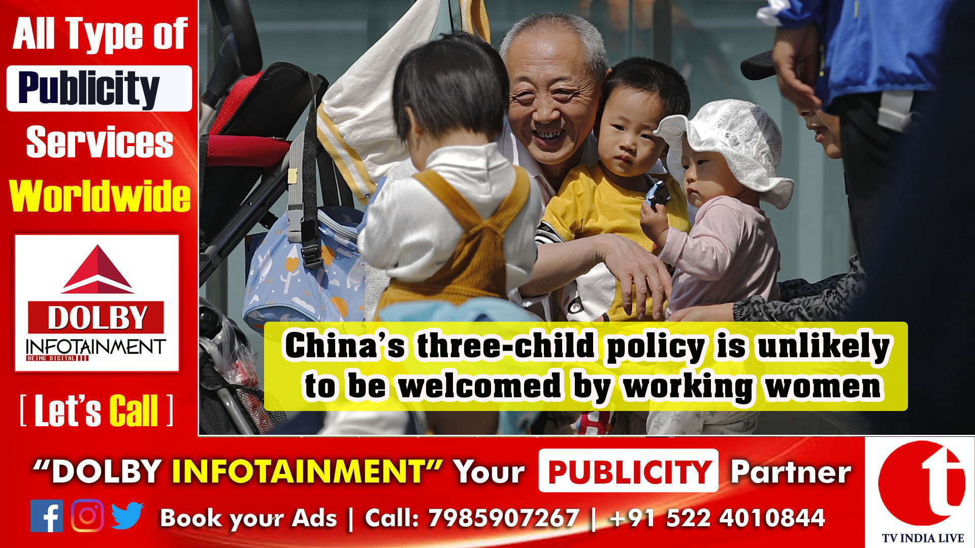 China’s three-child policy is unlikely to be welcomed by working women