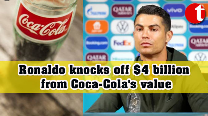 Ronaldo knocks off $4 billion from Coca-Cola’s value