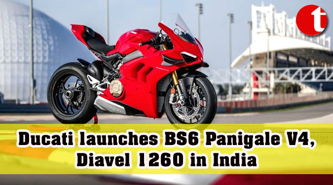 Ducati launches BS6 Panigale V4, Diavel 1260 in India