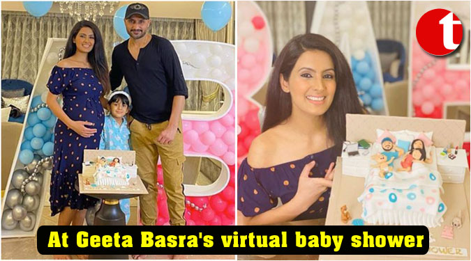 At Geeta Basra's virtual baby shower