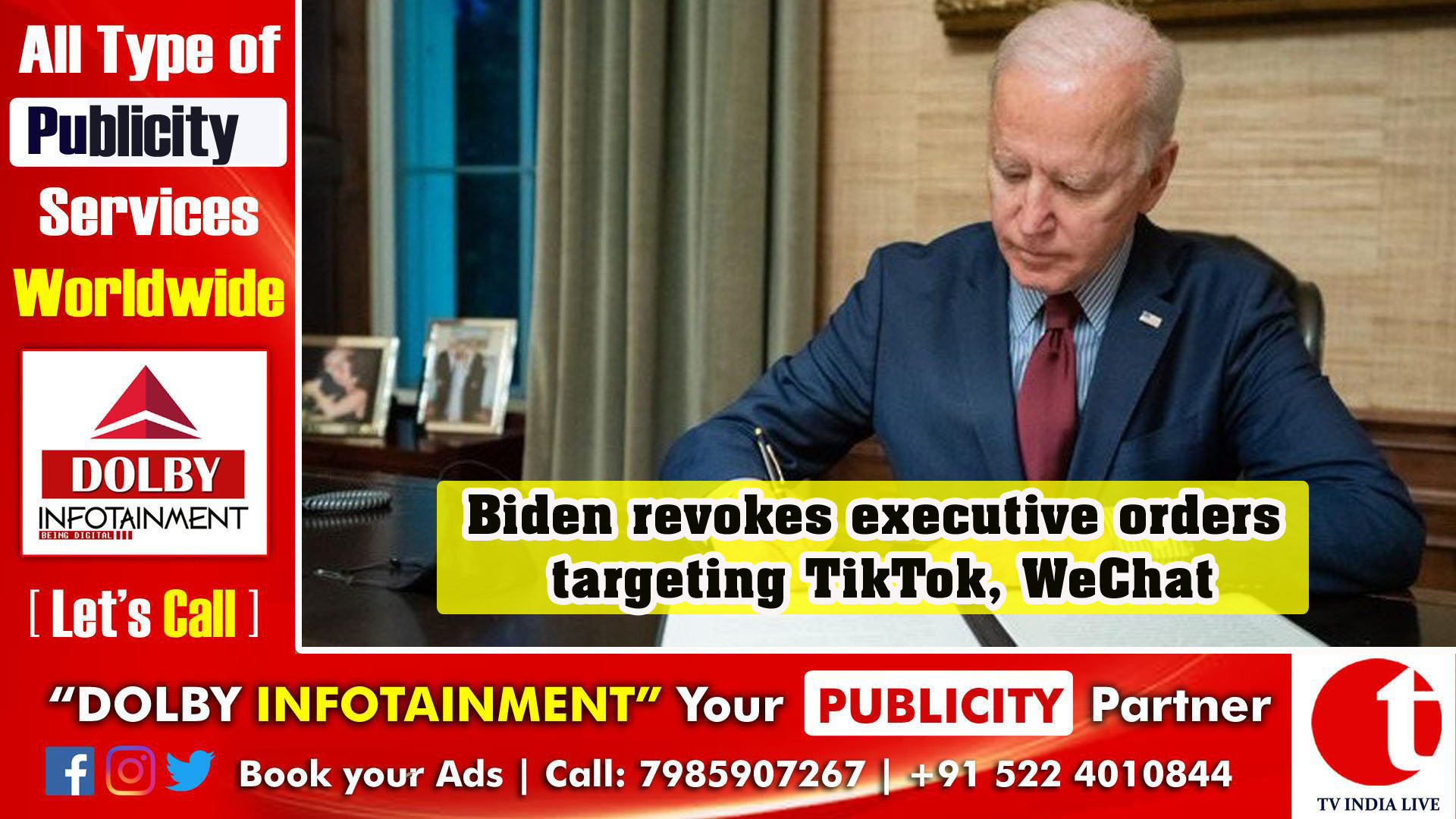 Biden revokes executive orders targeting TikTok, WeChat