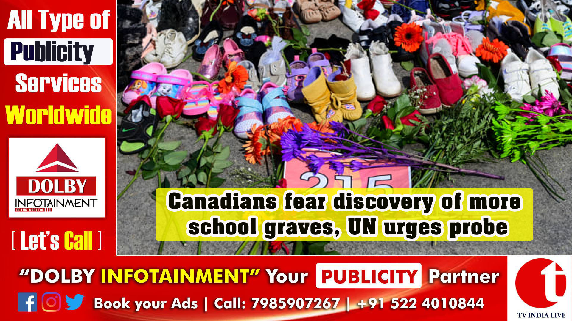 Canadians fear discovery of more school graves, UN urges probe