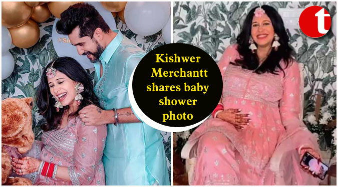 Kishwer Merchantt shares baby shower photo