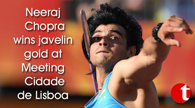 Neeraj Chopra wins javelin gold at Meeting Cidade de Lisboa