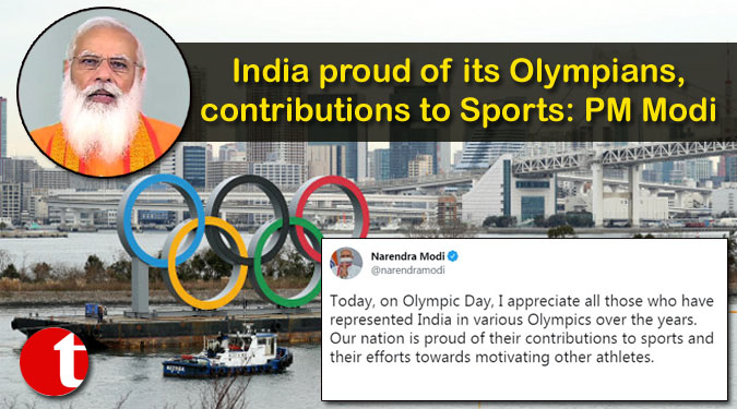 India proud of its Olympians, contributions to Sports: PM Modi