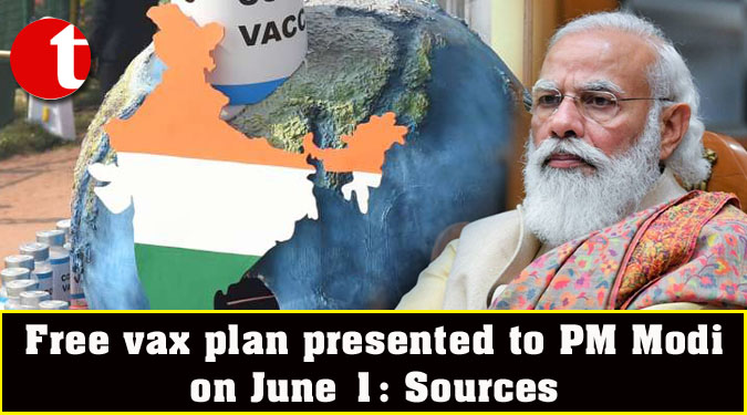 Free vax plan presented to PM Modi on June 1: Sources
