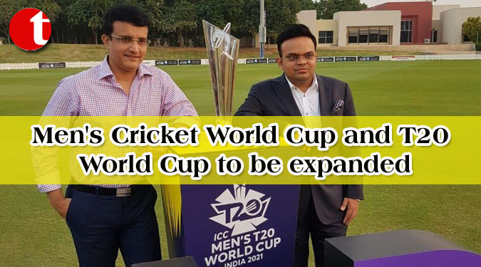 Men's Cricket World Cup and T20 World Cup to be expanded