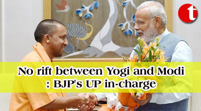 No rift between Yogi and Modi: BJP's UP in-charge