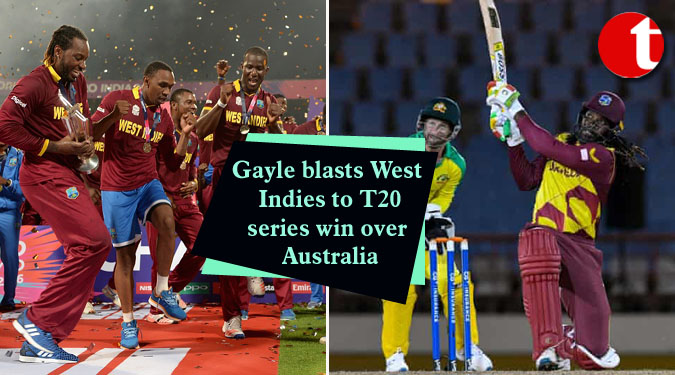 Gayle blasts West Indies to T20 series win over Australia