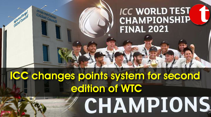 ICC changes points system for second edition of WTC