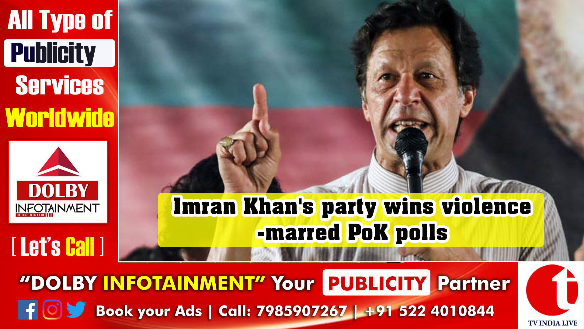 Imran Khan's party wins violence-marred PoK polls