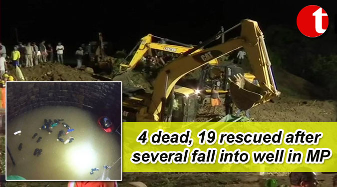 4 dead, 19 rescued after several fall into well in MP