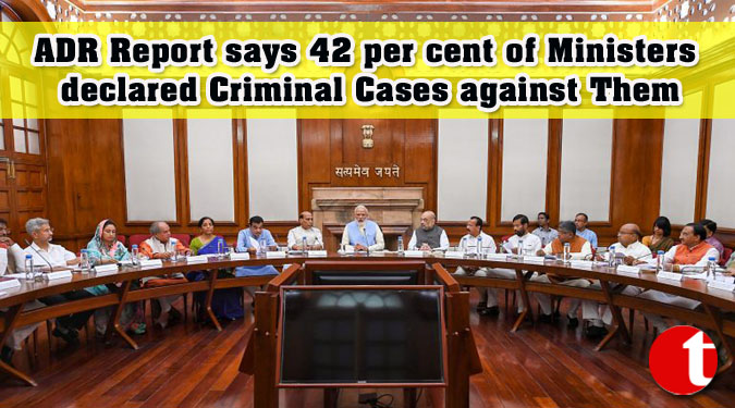 ADR Report says 42 per cent of Ministers declared Criminal Cases against Them