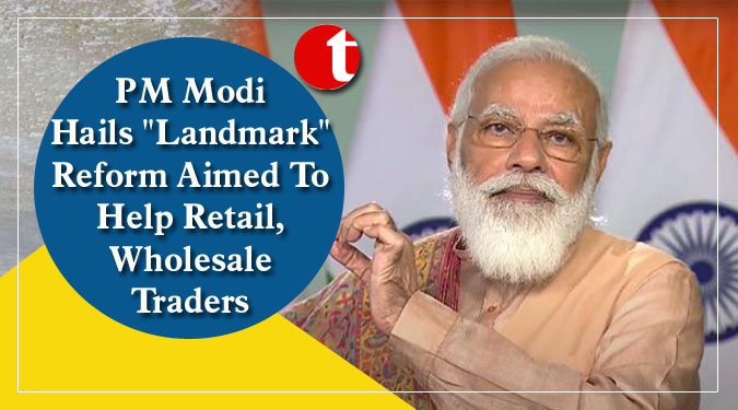 PM Modi Hails "Landmark" Reform Aimed To Help Retail, Wholesale Traders