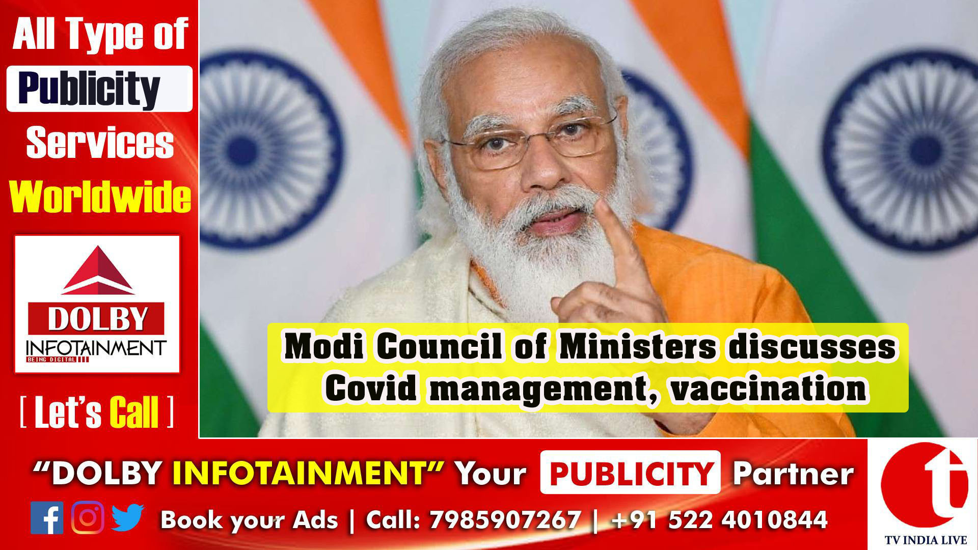 Modi Council of Ministers discusses Covid management, vaccination