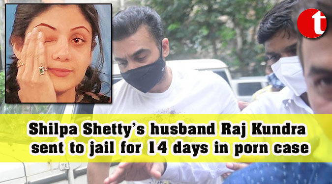 Shilpa Shetty’s husband Raj Kundra sent to jail for 14 days in porn case