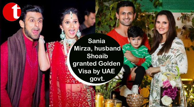 Sania Mirza, husband Shoaib granted Golden Visa by UAE govt.