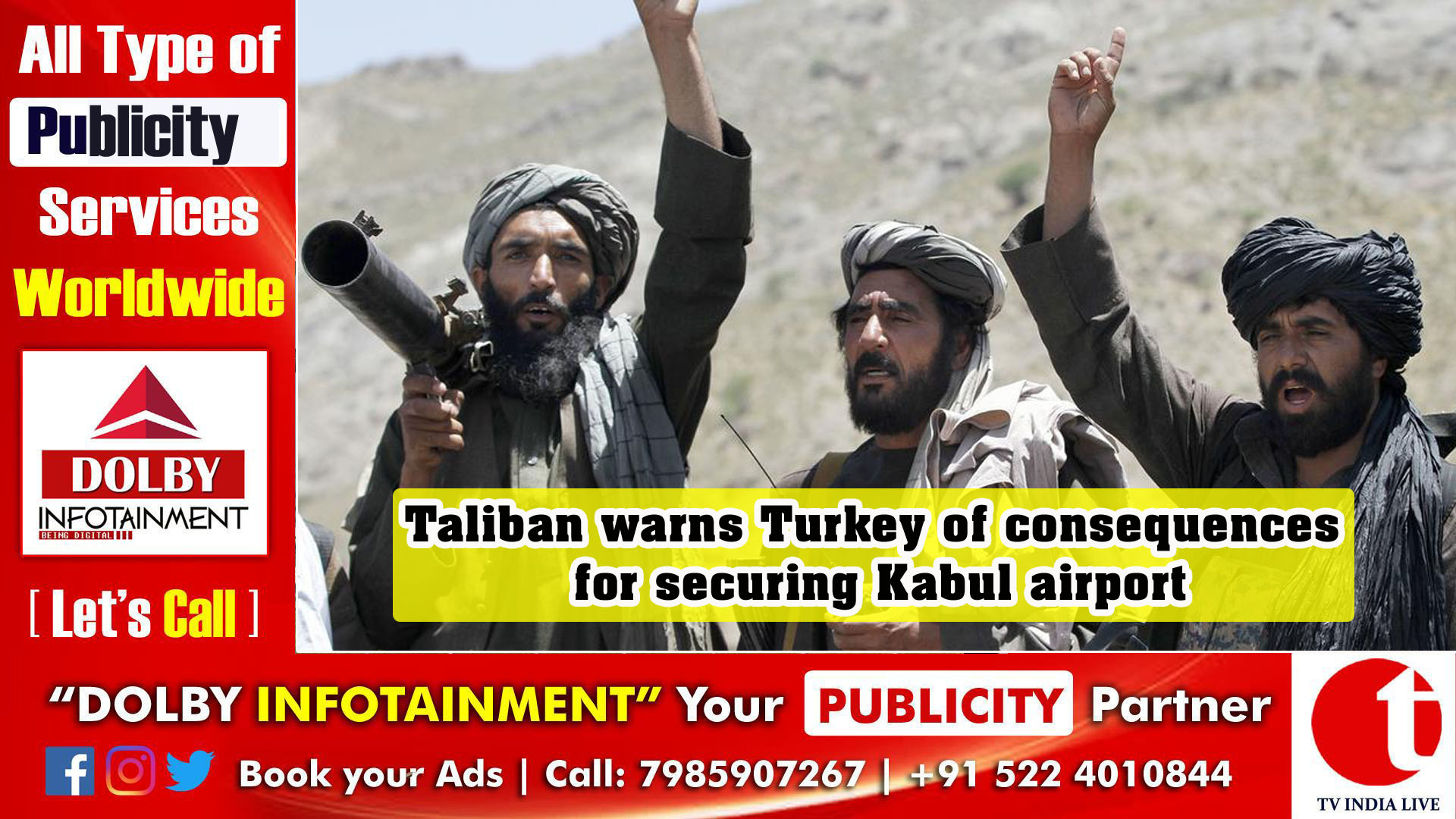 Taliban warns Turkey of consequences for securing Kabul airport