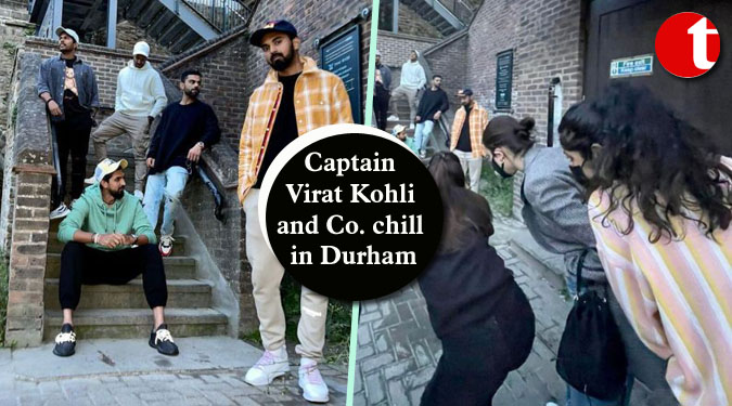 Captain Virat Kohli and Co. chill in Durham