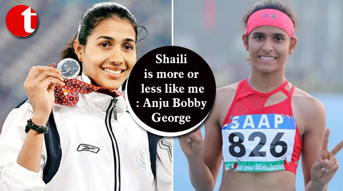 Shaili is more or less like me: Anju Bobby George