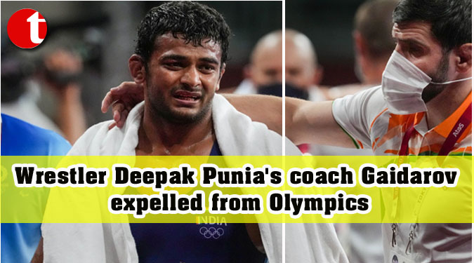 Deepak Punia’s coach Gaidarov expelled from Olympics