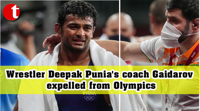 Deepak Punia's coach Gaidarov expelled from Olympics