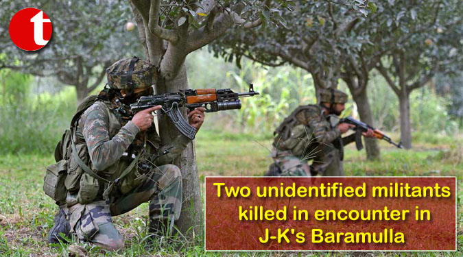 Two unidentified militants killed in encounter in J-K’s Baramulla
