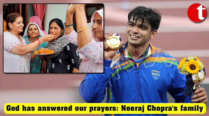 God has answered our prayers: Neeraj Chopra’s family