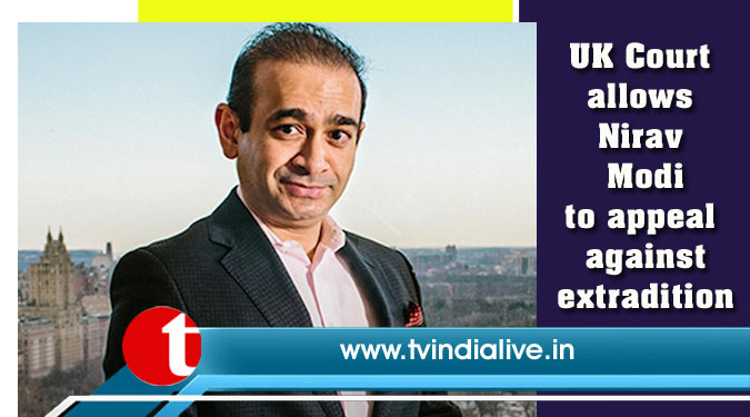 UK Court allows Nirav Modi to appeal against extradition